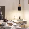 Pendelleuchte Metall und Holz Kidonge Weiß Produktbild-Vorschau 2