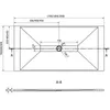 Mexen Toro rechteckige Duschwanne SMC 200 x 70 cm, schwarz, Produktbild-Vorschau 6
