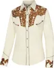 Damenbluse Westernbluse Country Cowgirl Western Stars & Produktbild-Vorschau 1
