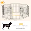 PawHut Puppyren, 61 cm hoog, 8-delig, zelfbouwsysteem voor Productafbeelding-voorbeeld 3