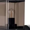 XUDO Außenwandleuchte E27 IP44 Schwarz Rauchglas, Produktbild-Vorschau 6