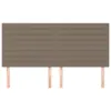 Kopfteile 4 Stk. Taupe 90x5x78/88 cm Stoff Produktbild-Vorschau 3