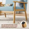 Iropro 2 Sitzer Sofa, Kleine Sofa mit Holzrahmen, Produktbild-Vorschau 10