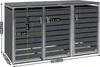 Zelsius Mülltonnenbox-Set für drei Mülltonnen | Anthrazit Produktbild-Vorschau 4