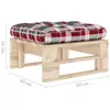 Garten-Palettenhocker Imprägniertes Kiefernholz Produktbild-Vorschau 5