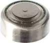 A close-up, isolated shot of a single button cell battery. Produktbild-Vorschau