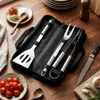 Vilde | Set posate da barbecue in acciaio inox 3 pezzi - Anteprima dell’immagine prodotto 11