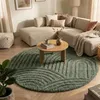 Teppich Skandinavisch Rund - Lova Arches Grün Produktbild-Vorschau 2