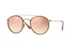 Ray-Ban ROUND DOUBLE BRIDGE, Erwachsener, Uni, Rund, Produktbild-Vorschau 7