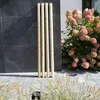 TIMBERMIK Holzpalisaden Ø 6x240 cm 4er-Set Beidseitig Produktbild-Vorschau 3