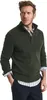 Gant Pullover Grün Jacquard Halber Reißverschluss Knöpfe Produktbild-Vorschau 1