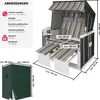 TecTake 403909, Černá, Hnědá, Šedá, 1 kusů Náhled obrázku produktu 7
