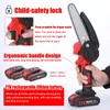 Akku Mini-Kettensäge - 21V Astsäge - 15 cm Schwert - Produktbild-Vorschau 2