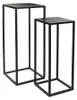 Mica Decorations Goa Bijzettafel - Set van 2 - L30 x B30 x Productafbeelding-voorbeeld 4
