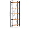 vidaXL Knihovna 5 přihrádek 60x30x180 cm Akátové masivní Náhled obrázku produktu 15