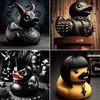 GOTHIC DUCK HEAVY METAL Goth Thicc Black WANNY PRESENTE Anteprima dell’immagine prodotto 7