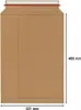 Kartonumschlag A3 321 x 455 mm, braun, stabil, mit Produktbild-Vorschau 1