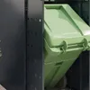 vidaXL Carrello portarifiuti per 3 contenitori antracite Anteprima dell’immagine prodotto 5