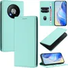 Litchi Leder Handyhülle für ZTE Blade A73 5G Wallet Produktbild-Vorschau 1