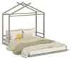Podlahová postel Vitalispa Roofy Greige 140x200, Model Náhled obrázku produktu 6