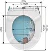 WOLTU Toilettendeckel mit Absenkautomatik Klodeckel WC Sitz Produktbild-Vorschau 3