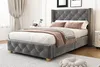 okwish Čalouněná postel jednolůžko 90×200 cm s roštem a Náhled obrázku produktu 3