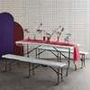 Set tavolo da ricevimento pieghevole in plastica con 2 Anteprima dell’immagine prodotto 8