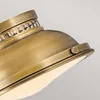 Deckenleuchte, Stahl, Glas, Messing, D 32,3 cm Produktbild-Vorschau 3
