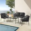 riess-ambiente Outdoor Garten-Sitzgruppe AIRE ROPE Produktbild-Vorschau 1