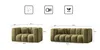 Kaiser Möbel Sofagarnitur 2+1+1 Couchgarnitur serie Grand Produktbild-Vorschau 3