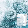 A box of spa cleaning tablets is placed in front of a background of bubbling water. Produktbild-Vorschau
