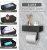 Wandmontierter Toilettenpapierhalter ohne Bohren, mit Produktbild-Vorschau 3