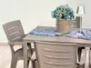 Set de salle à manger d'extérieur avec table rectangulaire Voir les images du produit 3