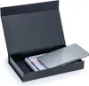 Magnetische Geschenkbox Schwarz 255 x 150 x 38 mm Produktbild-Vorschau 1