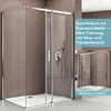 doporro Eckdusche 75x140x195cm chrom Duschkabine Produktbild-Vorschau 3