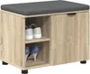 vidaXL Lavice do předsíně s polštářem dub Sonoma 60 x 38 x Náhled obrázku produktu 1