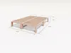 Gigapur G56 Massivholz-Bett 150x200 cm – Kiefer Natur Produktbild-Vorschau 6