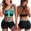 Plavky - Bikiny so šortkami - Dvojdielne plavky - do bazéna Náhľad obrázku produktu 2