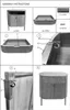 Kommode 80.5 x 82 x 46 cm Tanne MDF Metall Braun_Natur24 Produktbild-Vorschau