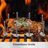Spareribs Halter Grill, 2er Set Rippchenhalter Edelstahl Produktbild-Vorschau 6