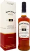 A bottle of Bowmore 15 Year Old Islay Single Malt Scotch Whisky next to its packaging. Produktbild-Vorschau