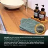 10er Set Waschlappen aus Baumwolle, 16x21 cm, petrol Produktbild-Vorschau 6