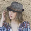 Schwarz Strohhut Sommer Herren Damen Strand Sommerhut Produktbild-Vorschau 3