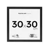 Ramka na zdjęcia i plakaty 30x30 cm, czarna, MDF – Poster Podgląd zdjęcia produktu 1