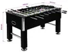 vidaXL Kickertisch Stahl 60 kg 140 x 74,5 x 87,5 cm Schwarz Produktbild-Vorschau 7