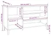 vidaXL Regál na topánky Sonoma dub 102x36x60 cm odvodený Náhľad obrázku produktu 8