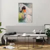 Bilder auf glas - Einteilig - Frau Wiese Pferd - 70x100cm - Produktbild-Vorschau 6
