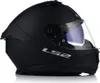 A black LS2 motorcycle helmet is shown from the side against a white background. Náhled obrázku produktu