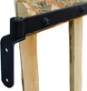 vidaXL Zauntor Einflügelig Haselnussholz 100x90 cm Produktbild-Vorschau 3