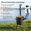 Feuerstelle 36 cm 2mm Stahl mit 10L Gusseisen Kazan Plov Produktbild-Vorschau 5